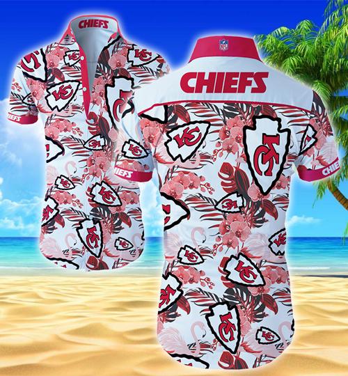 Kansas City Chiefs Hawaiian Shirt Summer Button Up Kansas City Chiefs Hawaiian Shirt Summer Button Up