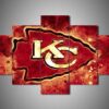 Kansas City Chiefs - Sport 5 Panel Canvas Art Wall Decor
