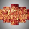 Kansas City Chiefs - Team - Sport 5 Panel Canvas Art Wall Decor