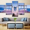 Kansas City Royals Baseball - Sport 5 Panel Canvas Art Wall Decor