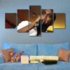 Kanye West - Famous Person 5 Panel Canvas Art Wall Decor