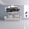 Ken Block Hoonicorn Mustang Hoonigan - Automative 5 Panel Canvas Art Wall Decor