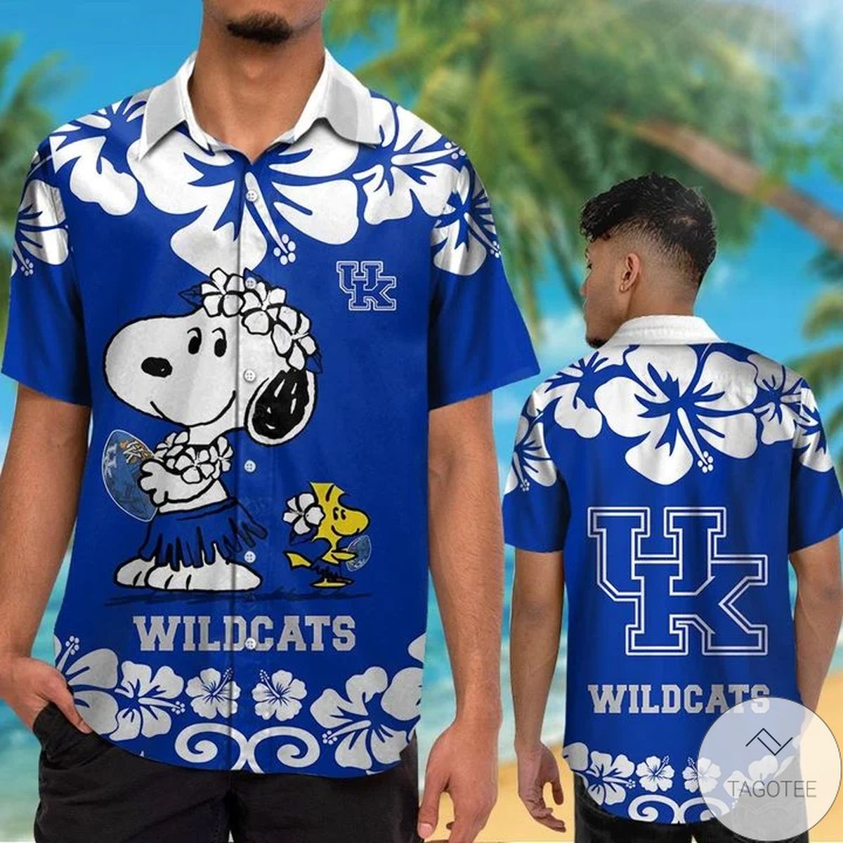 Kentucky Wildcats & Snoopy Hawaiian Shirt Kentucky Wildcats & Snoopy Hawaiian Shirt