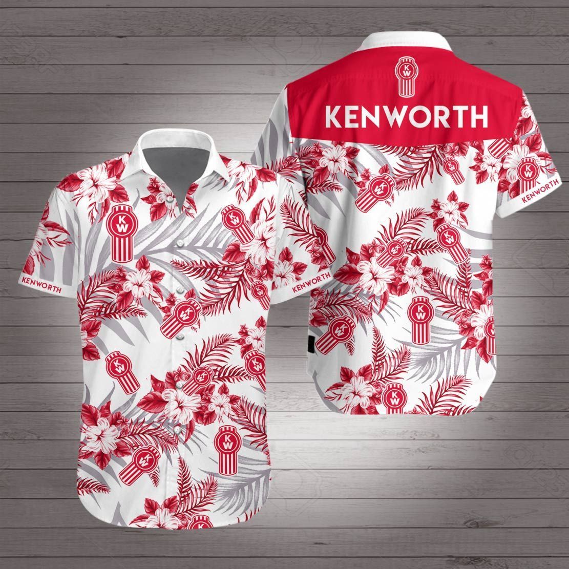 Kenworth Hawaiian Shirt Summer Button Up Kenworth Hawaiian Shirt Summer Button Up