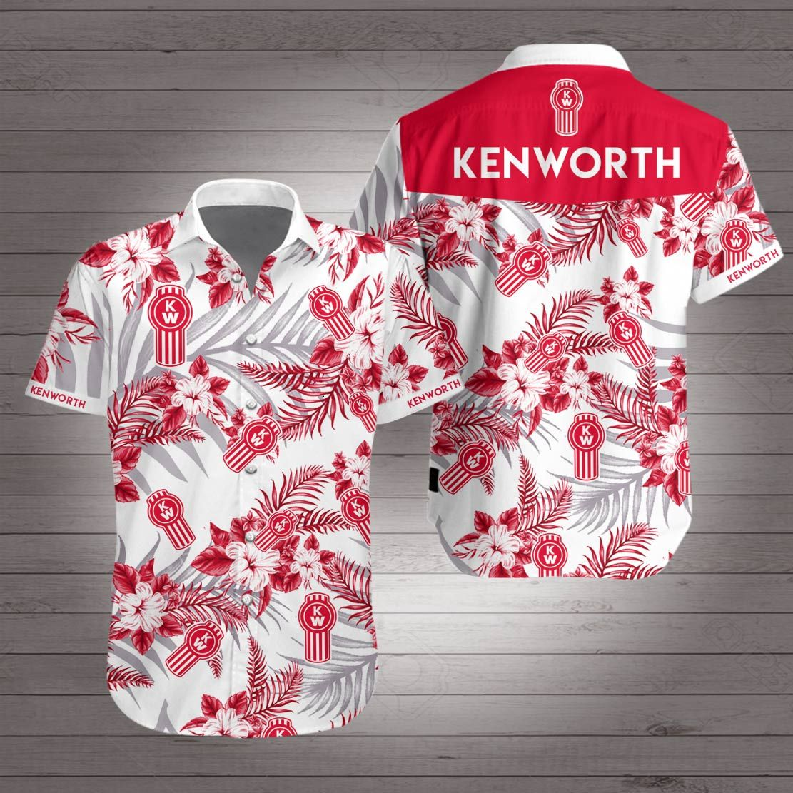 Kenworth Hawaiian Shirt Summer Button Up Kenworth Hawaiian Shirt Summer Button Up