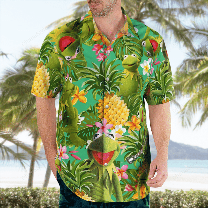 Kermit The Frog Hawaiian Shirt Kermit The Frog Hawaiian Shirt