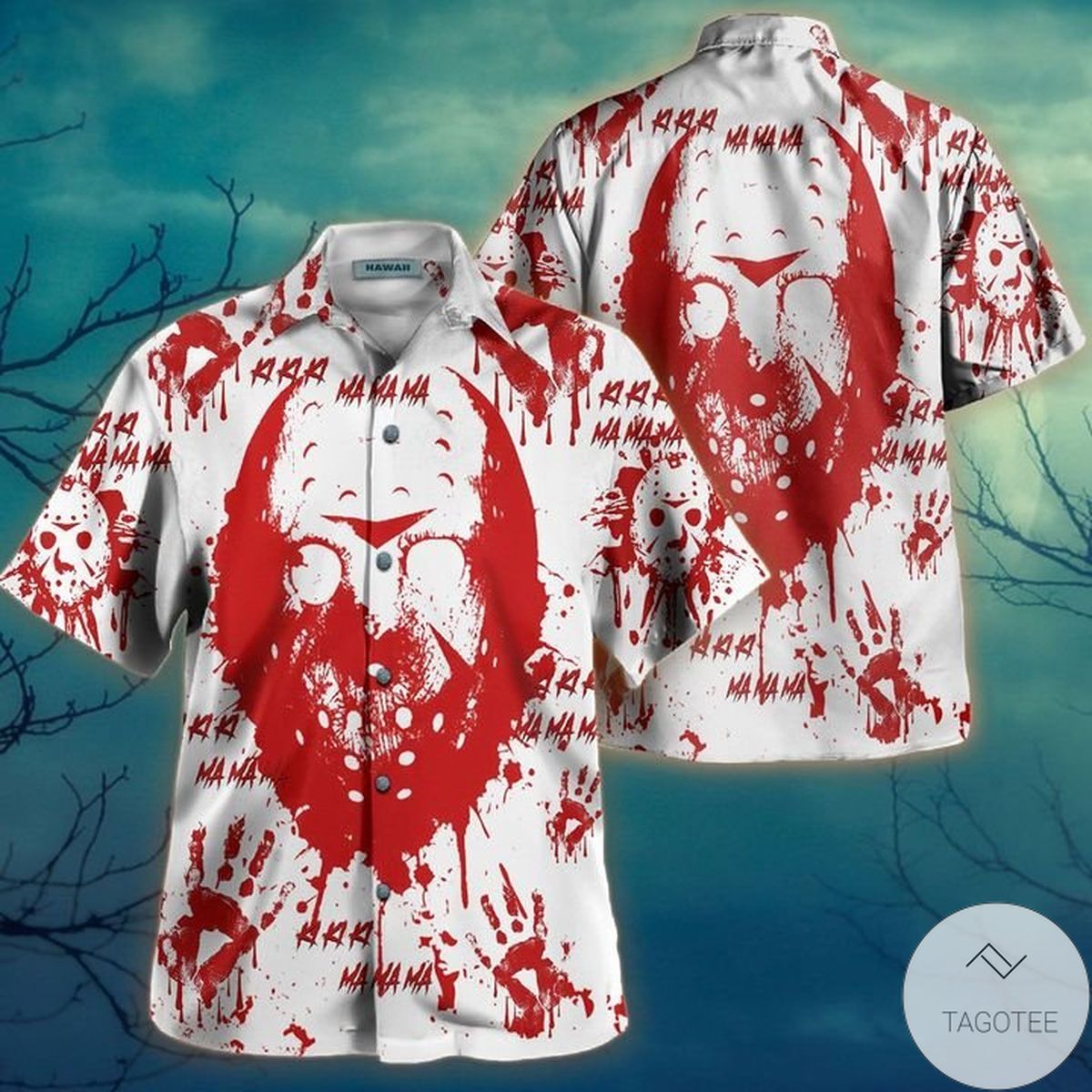 Ki Ki Ki Ma Ma Ma Bloody Hawaiian Shirt Ki Ki Ki Ma Ma Ma Bloody Hawaiian Shirt