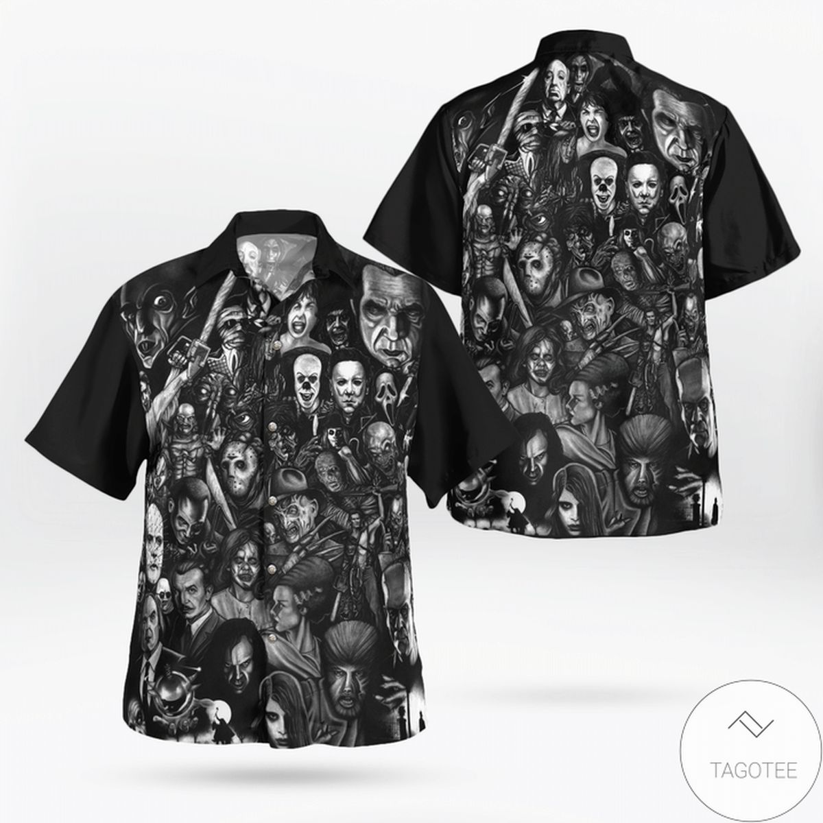 Killers Horror Characters Halloween Hawaiian Shirt Killers Horror Characters Halloween Hawaiian Shirt