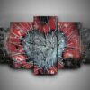 Killswitch Engage 1 - Music 5 Panel Canvas Art Wall Decor