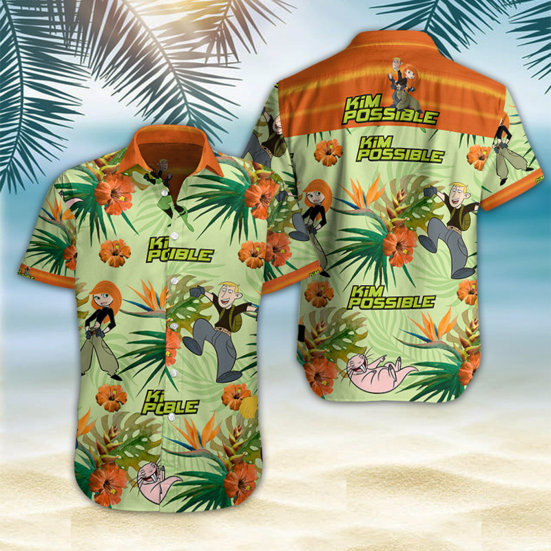 Kim Possible Hawaiian Shirt Summer Button Up Kim Possible Hawaiian Shirt Summer Button Up