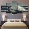 Kite Surfing - Sport 5 Panel Canvas Art Wall Decor