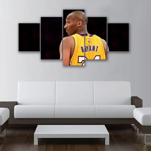 Kobe Bryant - Sport 5 Panel Canvas Art Wall Decor Kobe Bryant - Sport 5 Panel Canvas Art Wall Decor