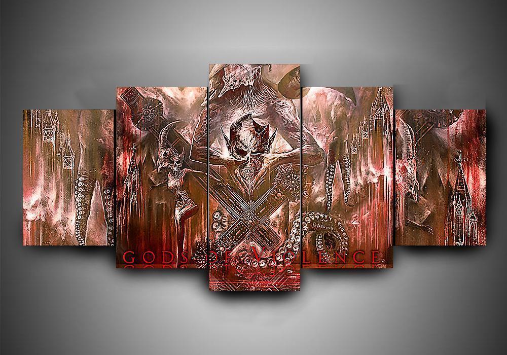 Kreator - Music 5 Panel Canvas Art Wall Decor Kreator - Music 5 Panel Canvas Art Wall Decor