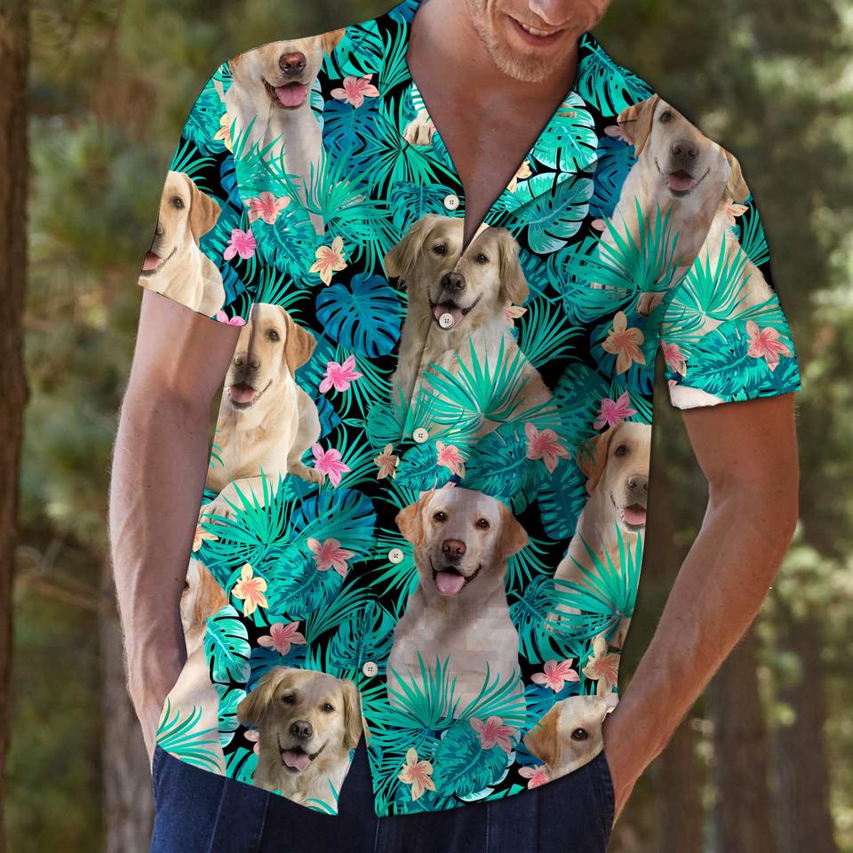 Labrador Retriever Tropical Hawaiian Shirt Labrador Retriever Tropical Hawaiian Shirt