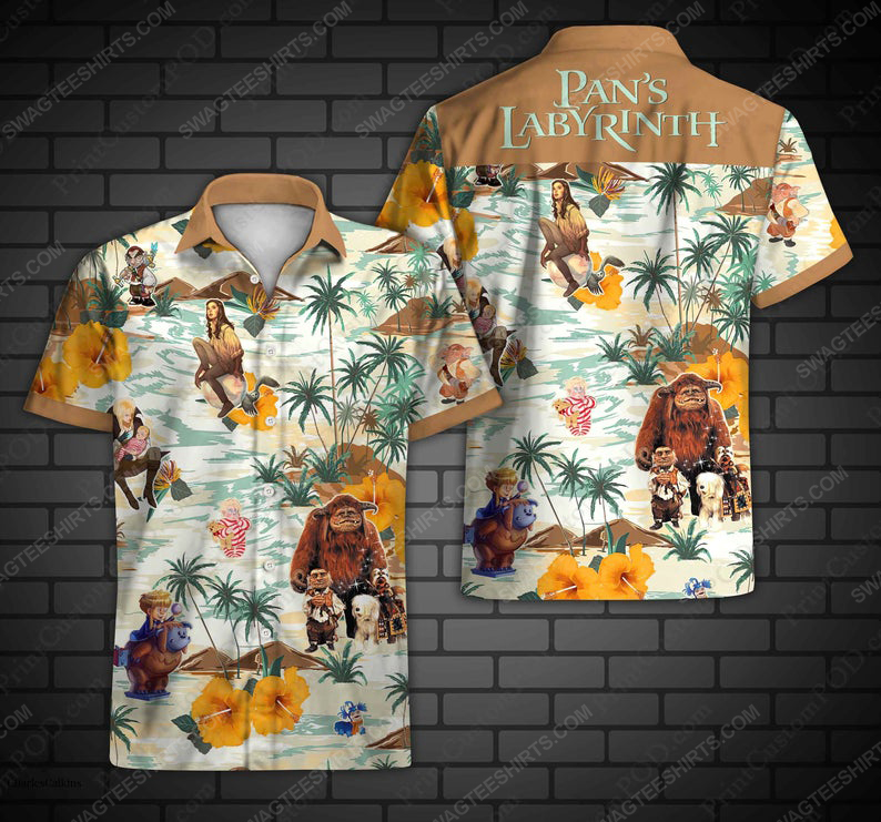 Labyrinth Fairies Movie Cartoon Summer Vacation Hawaiian Shirt Labyrinth Fairies Movie Cartoon Summer Vacation Hawaiian Shirt
