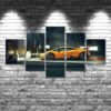 Lamborghini Huracan Perfomante - Automative 5 Panel Canvas Art Wall Decor