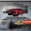 Lamborghini Sport Car 4 - Automative 5 Panel Canvas Art Wall Decor