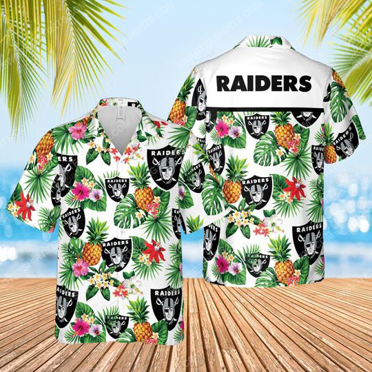 Las Vegas Raiders National Football League Tropical Hawaiian Shirt Las Vegas Raiders National Football League Tropical Hawaiian Shirt