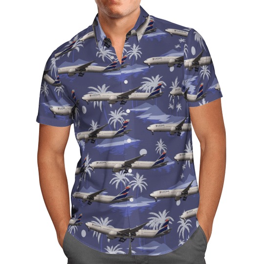 Latam Airlines Brasil Boeing 767-316/Er Hawaiian Shirt Latam Airlines Brasil Boeing 767-316/Er Hawaiian Shirt