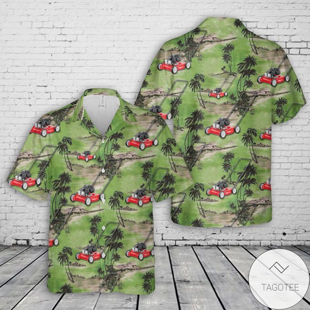 Lawn Mower Hawaiian Shirt- Tagotee Lawn Mower Hawaiian Shirt- Tagotee