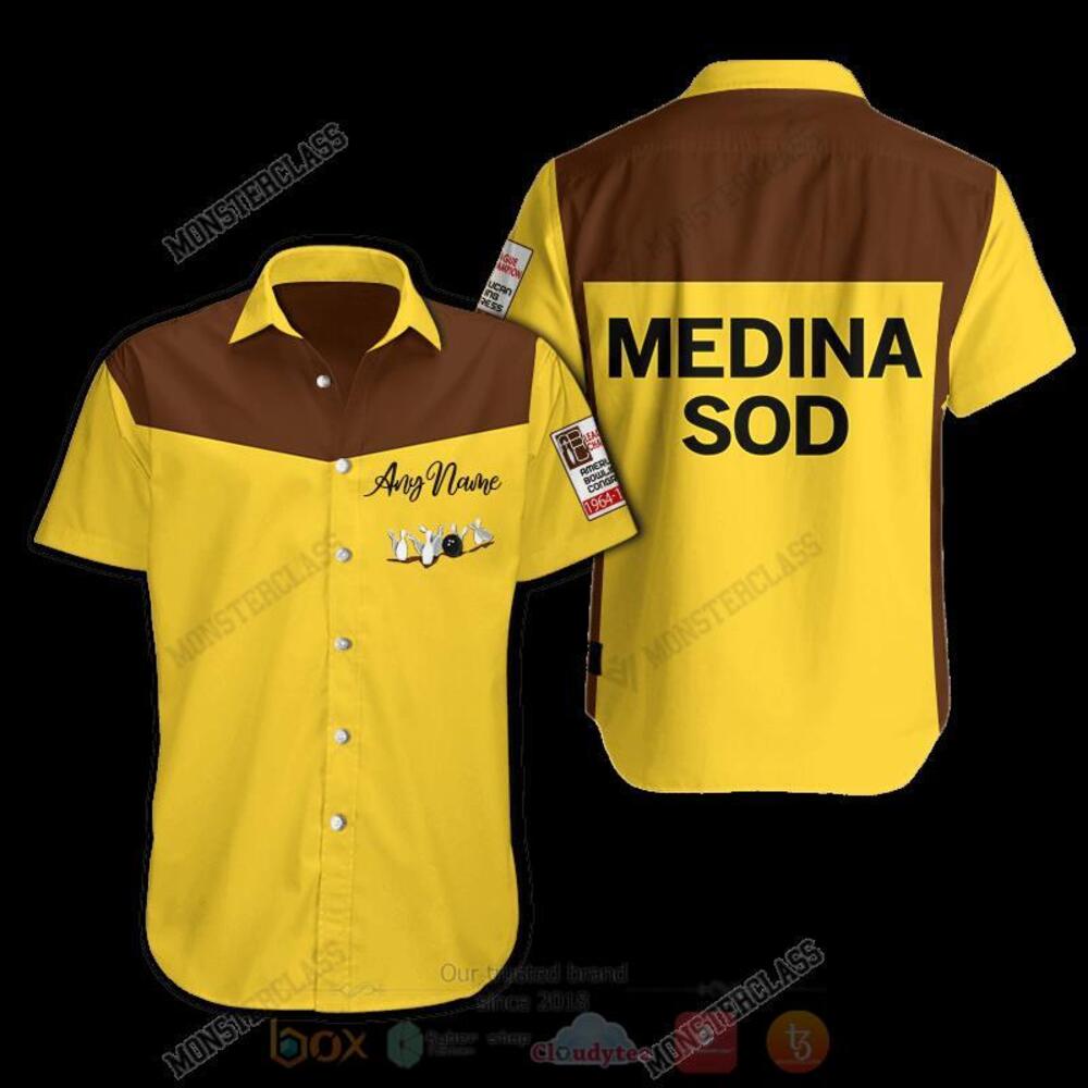 Lebowskialoha Medina Sod Custom Name Hawaiian Shirt Lebowskialoha Medina Sod Custom Name Hawaiian Shirt