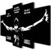 Lebron James - Famous Person 5 Panel Canvas Art Wall Decor