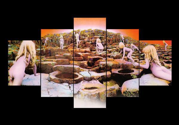 Led Zeppelin 5 - Music 5 Panel Canvas Art Wall Decor Led Zeppelin 5 - Music 5 Panel Canvas Art Wall Decor
