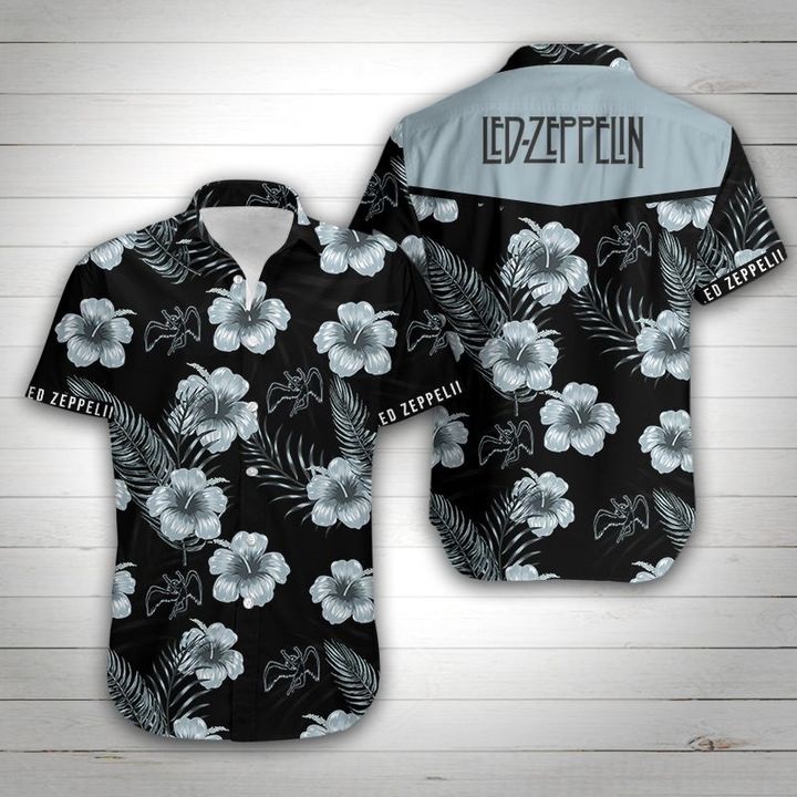 Led Zeppelin Logo Hawaiian Shirt Led Zeppelin Logo Hawaiian Shirt