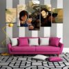 Legend Of Korra -Anime 5 Panel Canvas Art Wall Decor