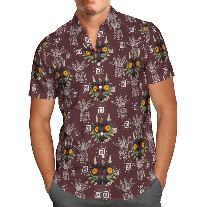 Legend Of Zelda Majora’S Mask Hawaii Shirt Legend Of Zelda Majora’S Mask Hawaii Shirt