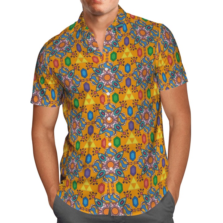 Legend Of Zelda Rupee Hawaii Shirt Legend Of Zelda Rupee Hawaii Shirt
