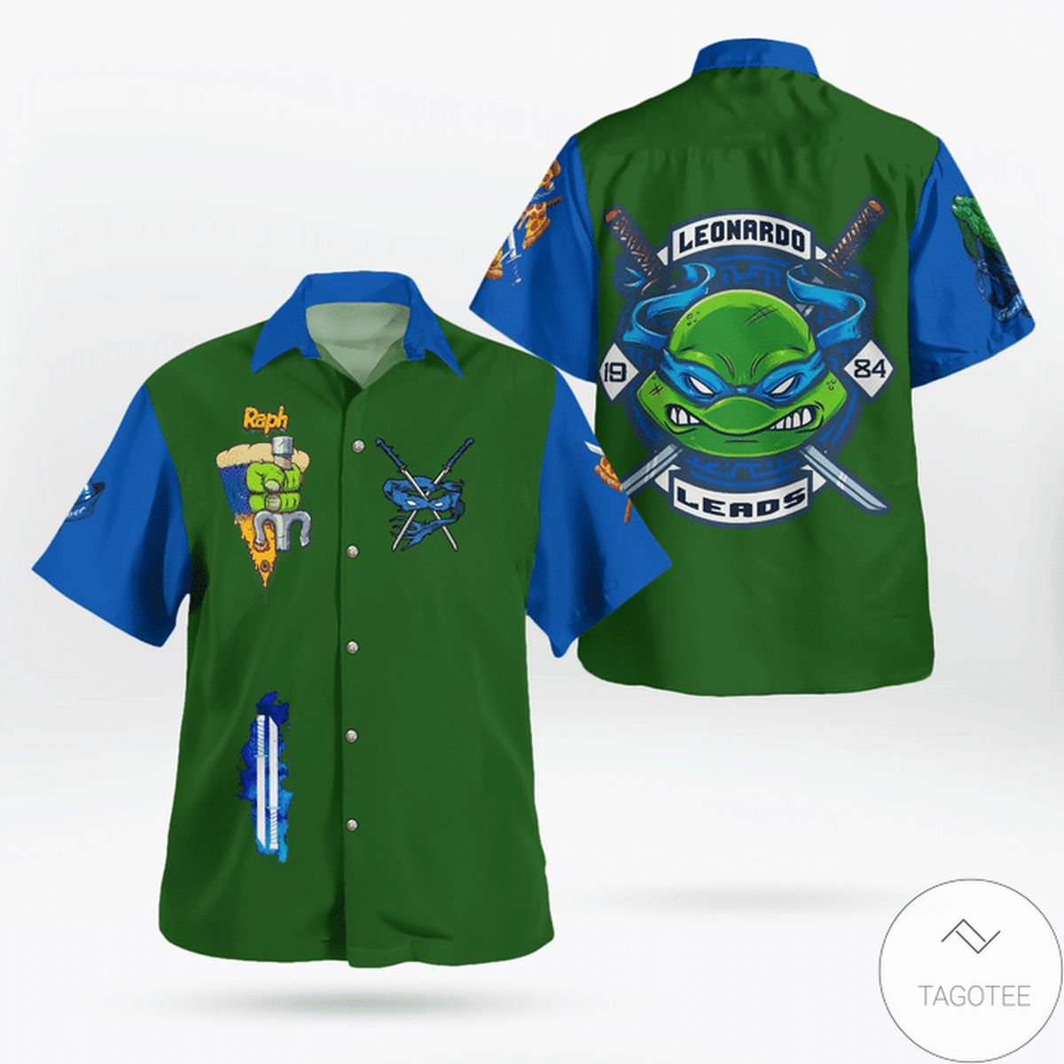 Leonardo Tmnt Hawaiian Shirt Leonardo Tmnt Hawaiian Shirt