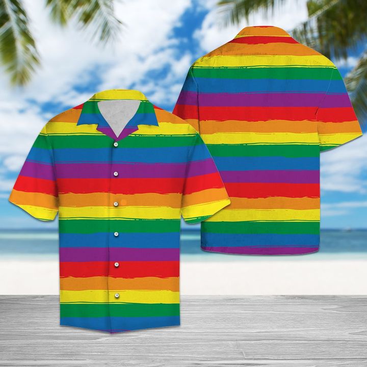 Lgbt Hawaiian Shirt Summer Button Up Lgbt Hawaiian Shirt Summer Button Up