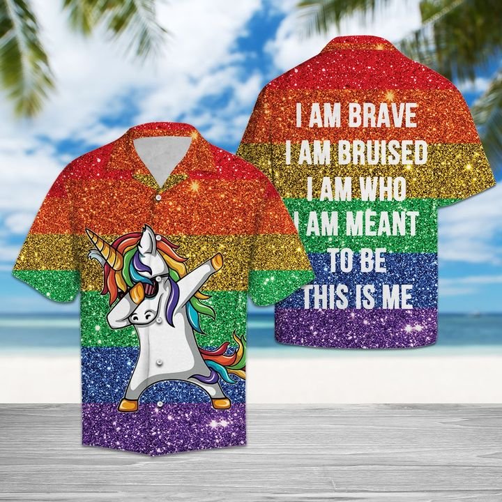 Lgbt Pride Hawaiian Shirt Summer Button Up Lgbt Pride Hawaiian Shirt Summer Button Up