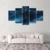 Lich King World Of Warcraft - Gaming 5 Panel Canvas Art Wall Decor