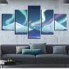 Lighthouse Snow - Nature 5 Panel Canvas Art Wall Decor