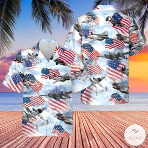 Lockheed P-38 Lightnings Hawaiian Shirt