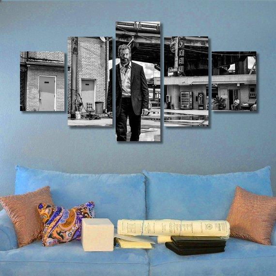 Logan - Movie 5 Panel Canvas Art Wall Decor Logan - Movie 5 Panel Canvas Art Wall Decor