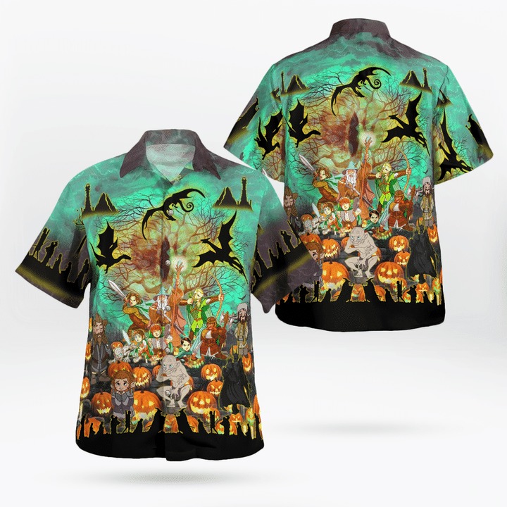 Lord Of The Ring In Halloween Hawaiian Shirt Lord Of The Ring In Halloween Hawaiian Shirt