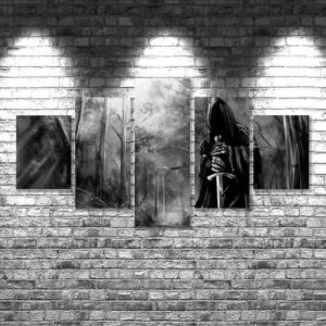Lord Of The Rings 02 - Movie 5 Panel Canvas Art Wall Decor