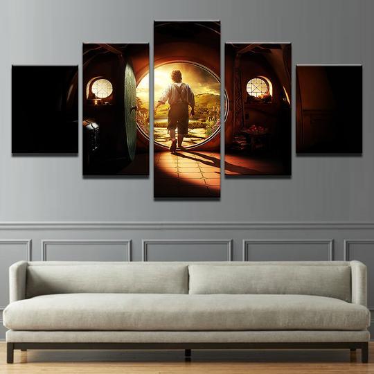 Lord Of The Rings Frodo Baggins - Movie 5 Panel Canvas Art Wall Decor Lord Of The Rings Frodo Baggins - Movie 5 Panel Canvas Art Wall Decor