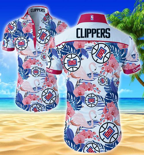 Los Angeles Clippers Hawaiian Shirt Summer Button Up Los Angeles Clippers Hawaiian Shirt Summer Button Up