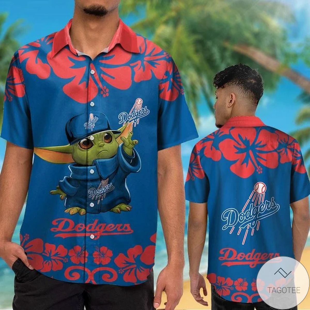 Los Angeles Dodgers Baby Yoda Hawaiian Shirt Los Angeles Dodgers Baby Yoda Hawaiian Shirt