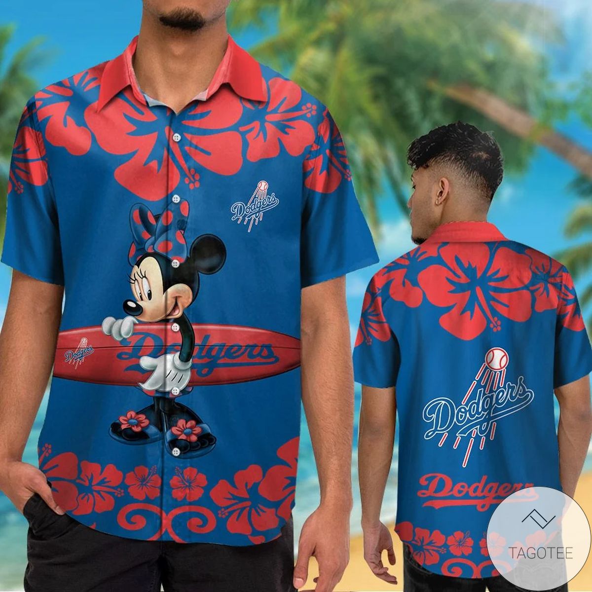 Los Angeles Dodgers Minnie Mouse Hawaiian Shirt Los Angeles Dodgers Minnie Mouse Hawaiian Shirt