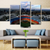 Los Angeles Dodgers Stadium Basketball - Sport 5 Panel Canvas Art Wall Decor