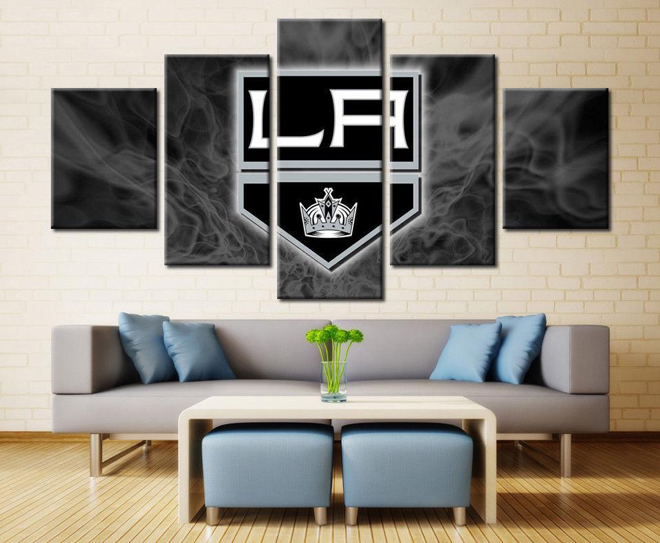 Los Angeles Kings Ice Hockey - Sport 5 Panel Canvas Art Wall Decor Los Angeles Kings Ice Hockey - Sport 5 Panel Canvas Art Wall Decor