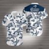 Los Angeles Rams Football Hawaiian Shirt Summer Button Up