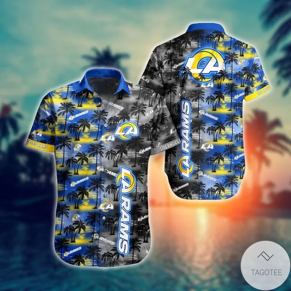 Los Angeles Rams Nfl Hawaiian Shirt Los Angeles Rams Nfl Hawaiian Shirt