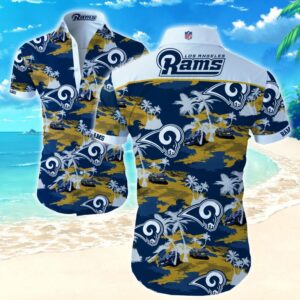 Los Angeles Rams Trendy Sport Hawaiian Shirt Summer Button Up