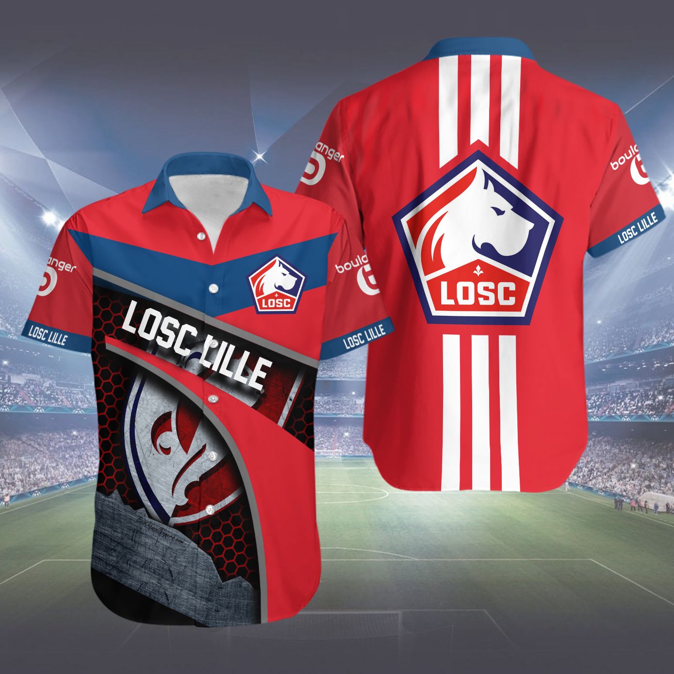 Losc Lille Hawaiian Shirt Losc Lille Hawaiian Shirt